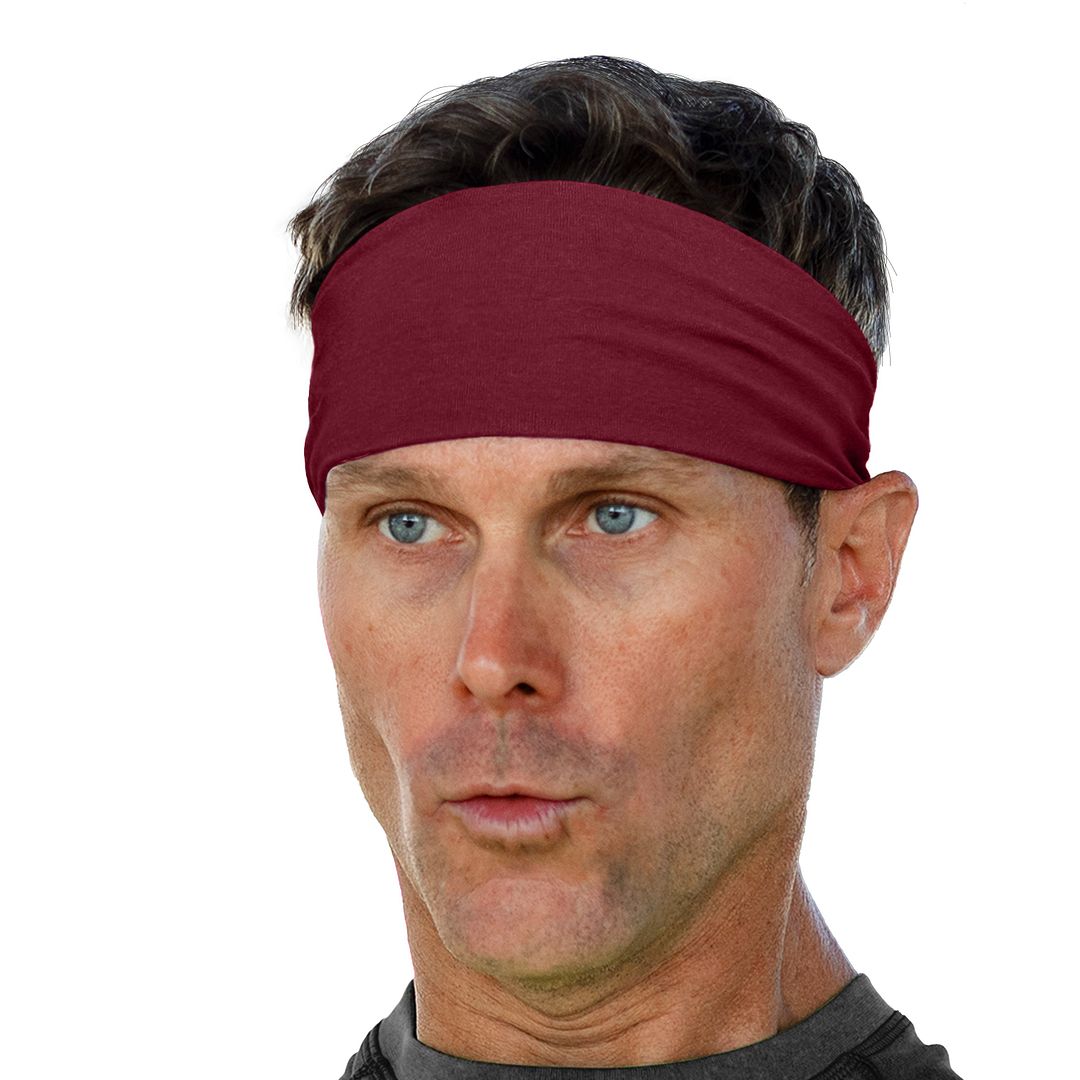 Burgundy headband outlet